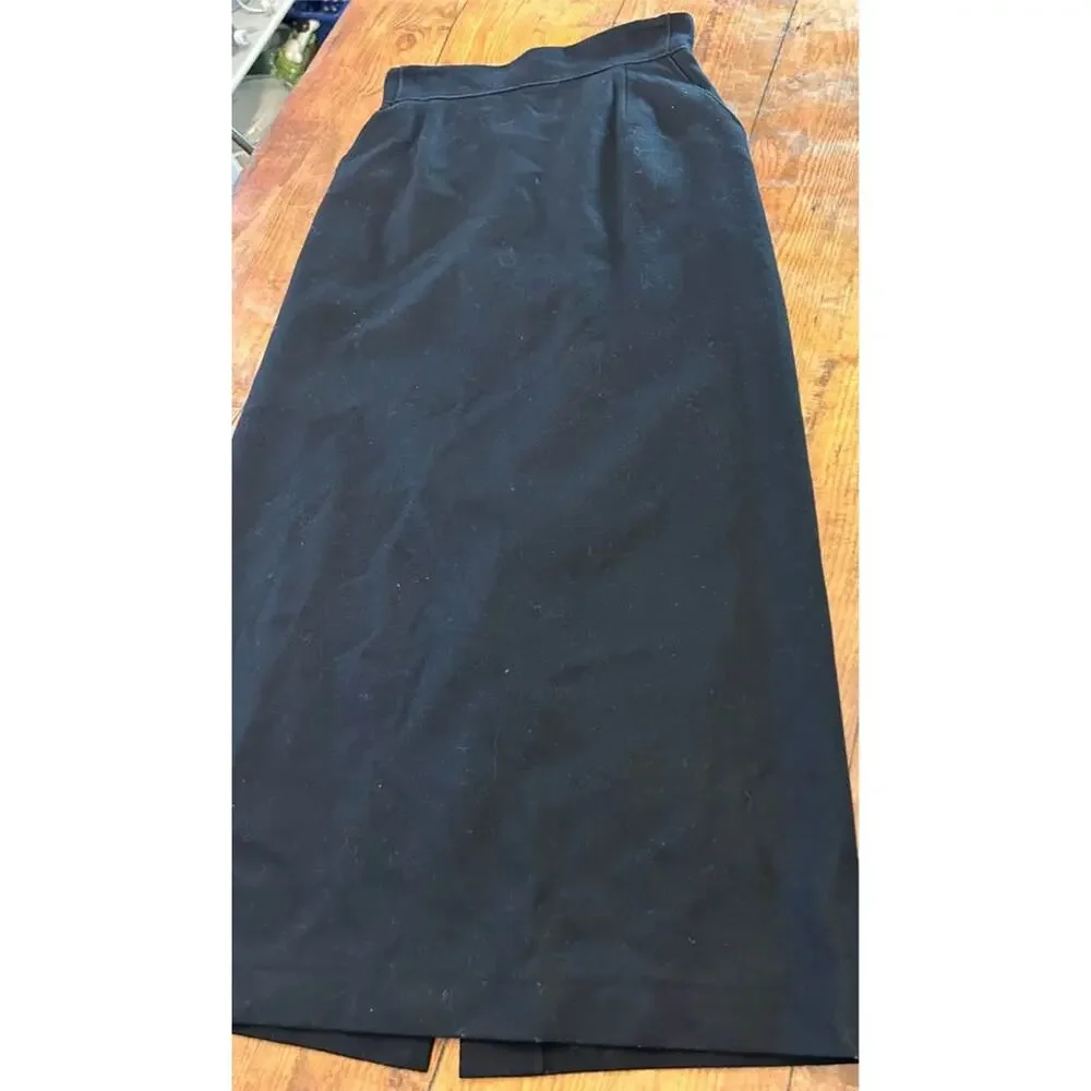 Sz 6‎ - Vintage Harve Bernard Wool Blend Skirt
